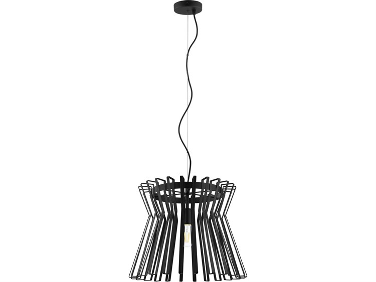 Eglo Locubin 1-Light Black Pendant