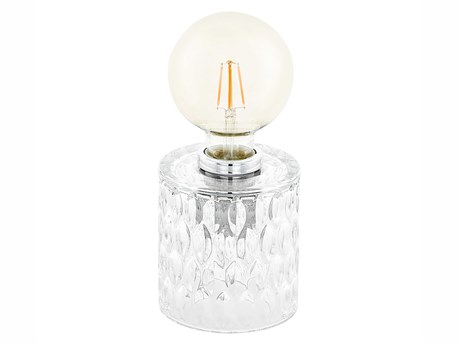 Eglo Cercamar Chrome Clear Table Lamp