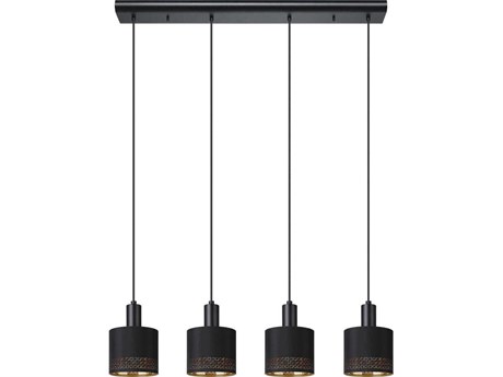 Eglo Esteperra 4-Light Black Island Pendant