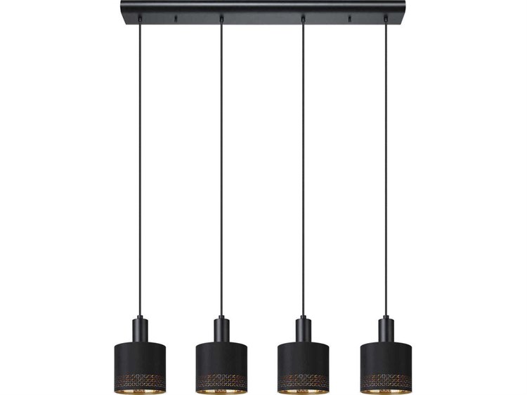 Eglo Esteperra 4-Light Black Island Pendant