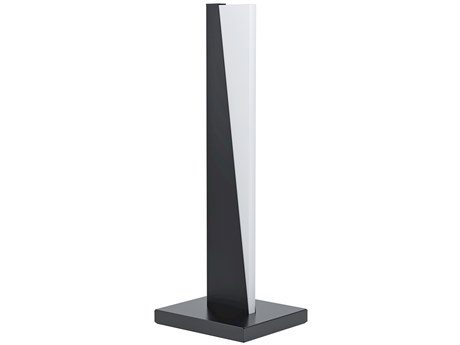 Eglo Isidro Structured Black White Acrylic Table Lamp