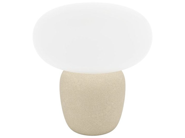 Eglo Cahuama Light Brown White Opal Glass Table Lamp