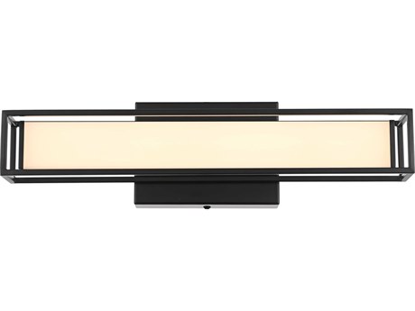 Elegant Lighting Aden 1-Light Black Vanity Light