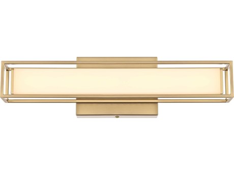 Elegant Lighting Aden 1-Light Satin Gold Vanity Light