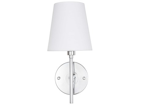 Elegant Lighting Cason 1-Light Chrome LED Wall Sconce