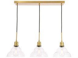 ❝ailand❞ Elan Meridian 1-Light Chrome LED Linear Island Pendant