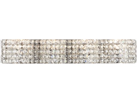 Elegant Lighting Ollie 4-Light Chrome Crystal Vanity Light