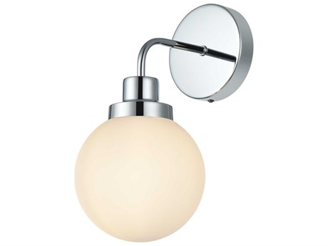 Elegant Lighting Hanson 1-Light Chrome Wall Sconce