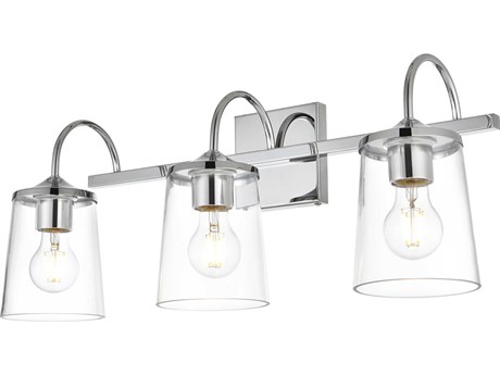 Elegant Lighting Avani 3-Light Chrome Glass Vanity Light