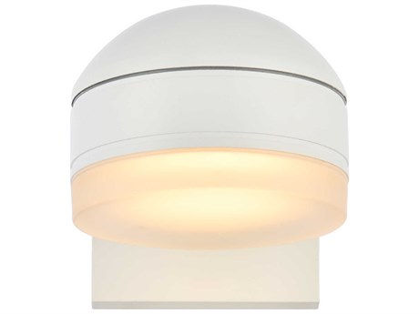 Elegant Lighting Raine Glass LED Outdoor Wall Light