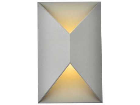 Elegant Lighting Raine Glass LED Outdoor Wall Light