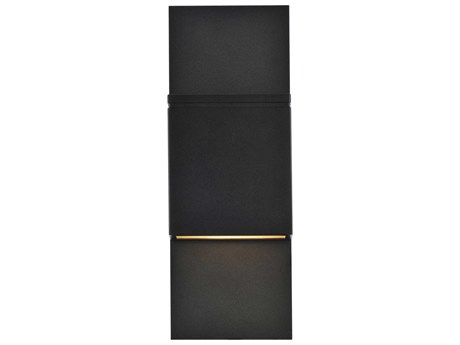 Elegant Lighting Raine Glass LED Outdoor Wall Light