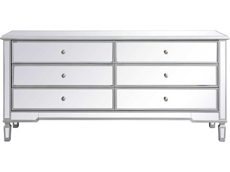 Elegant Lighting Contempo 6-Drawers Double Dresser