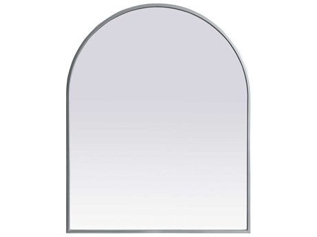 Elegant Lighting Ayra Silver Arch Wall Mirror