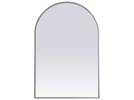 Elegant Lighting Ayra Silver Arch Wall Mirror