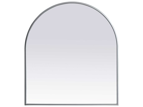 Elegant Lighting Ayra Silver Arch Wall Mirror