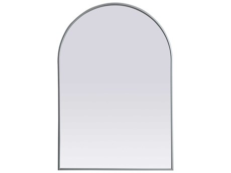 Elegant Lighting Ayra Silver Arch Wall Mirror