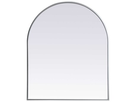 Elegant Lighting Ayra Silver Arch Wall Mirror