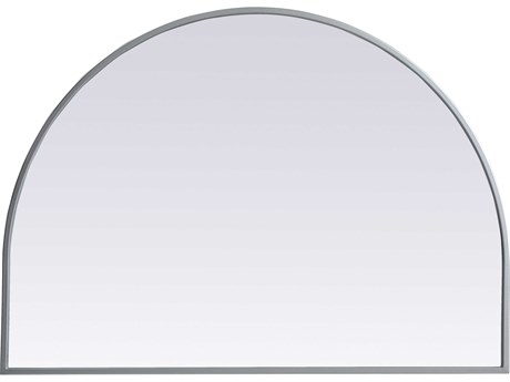 Elegant Lighting Ayra Silver Arch Wall Mirror