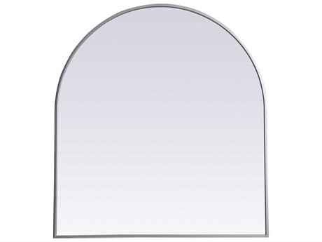 Elegant Lighting Ayra Silver Arch Wall Mirror