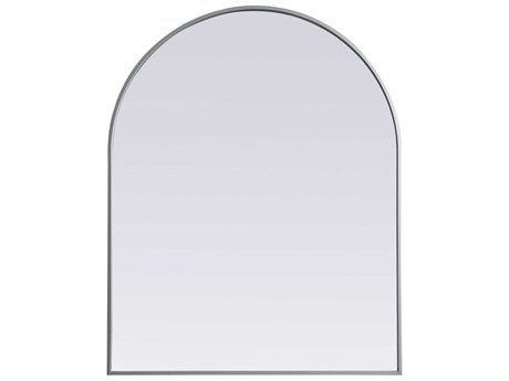 Elegant Lighting Ayra Silver Arch Wall Mirror