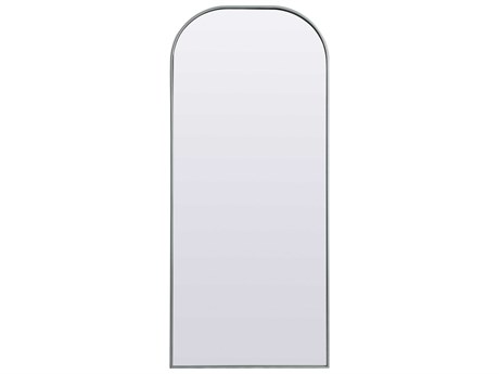 Elegant Lighting Blaire Silver Arch Floor Mirror