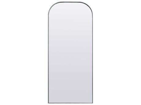 Elegant Lighting Blaire Silver Arch Floor Mirror