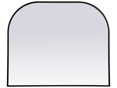 Elegant Lighting Blaire Black Arch Wall Mirror