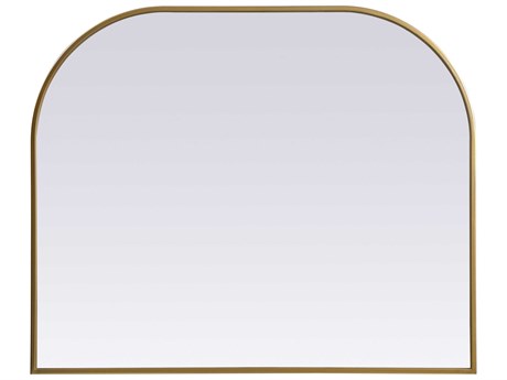 Elegant Lighting Blaire Brass Arch Wall Mirror