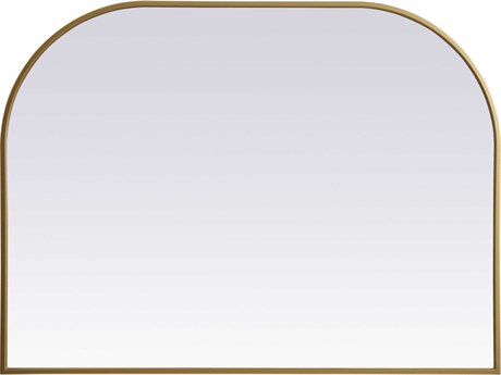 Elegant Lighting Blaire Brass Arch Wall Mirror