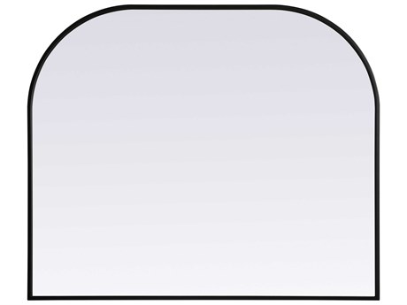 Elegant Lighting Blaire Black Arch Wall Mirror