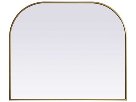 Elegant Lighting Blaire Brass Arch Wall Mirror