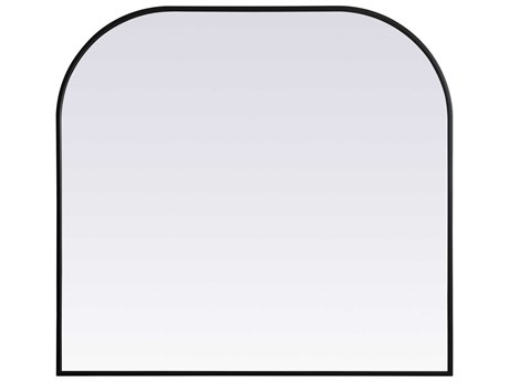Elegant Lighting Blaire Black Arch Wall Mirror