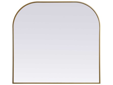 Elegant Lighting Blaire Brass Arch Wall Mirror