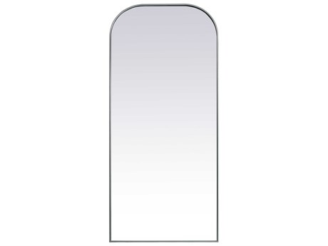 Elegant Lighting Blaire Silver Arch Floor Mirror
