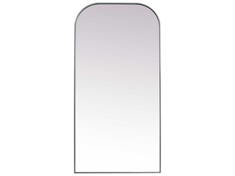 Elegant Lighting Blaire Silver Arch Floor Mirror