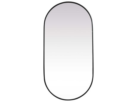 Elegant Lighting Asha Oval Wall Mirror