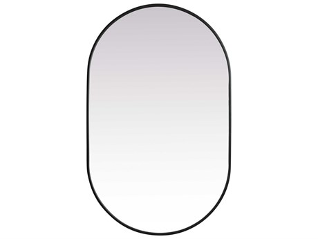 Elegant Lighting Asha Oval Wall Mirror