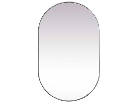 Elegant Lighting Asha Oval Wall Mirror