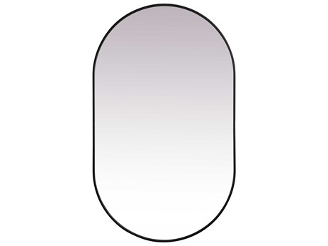 Elegant Lighting Asha Oval Wall Mirror
