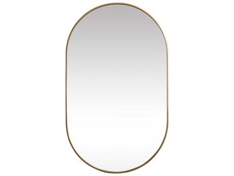 Elegant Lighting Asha Oval Wall Mirror