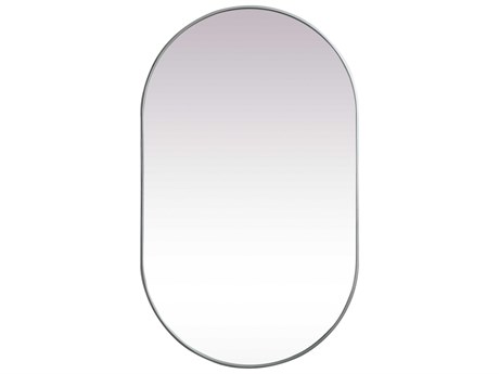 Elegant Lighting Asha Oval Wall Mirror