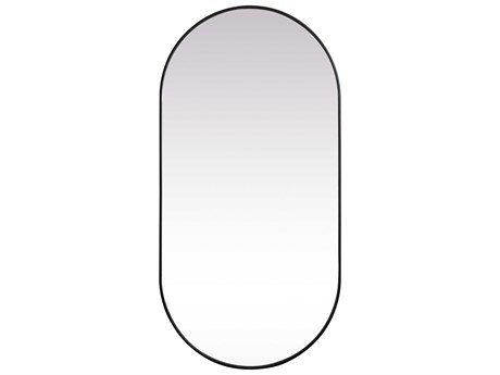 Elegant Lighting Asha Oval Wall Mirror
