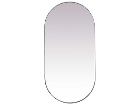 Elegant Lighting Asha Oval Wall Mirror