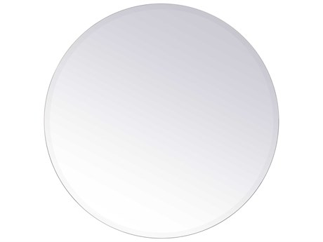 Elegant Lighting Metropolitan Clear Round Wall Mirror