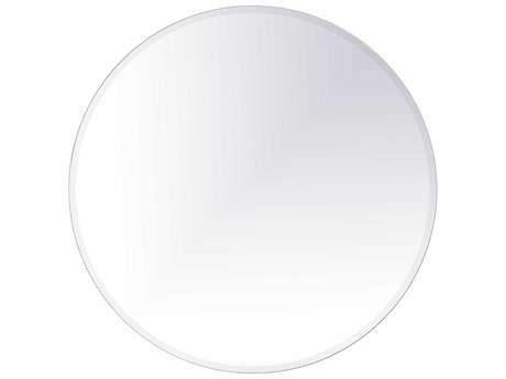 Elegant Lighting Gracin Clear Round Wall Mirror