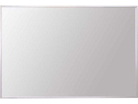 Elegant Lighting Grace Silver Rectangular Wall Mirror