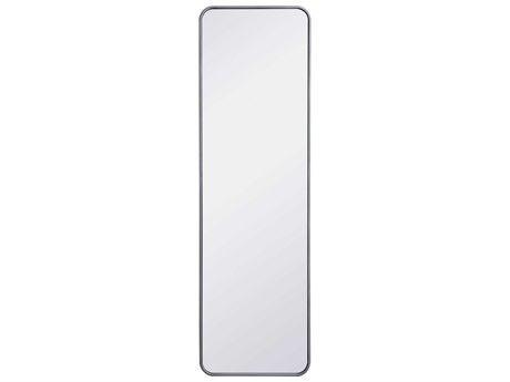Elegant Lighting Evermore Silver Rectangular Wall Mirror