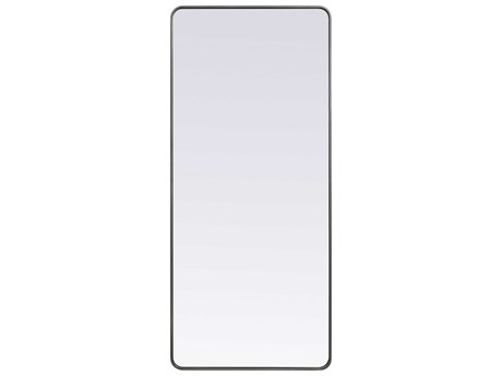 Elegant Lighting Evermore Silver Rectangular Floor Mirror