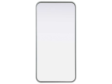 Elegant Lighting Remy Silver Rectangular Wall Mirror